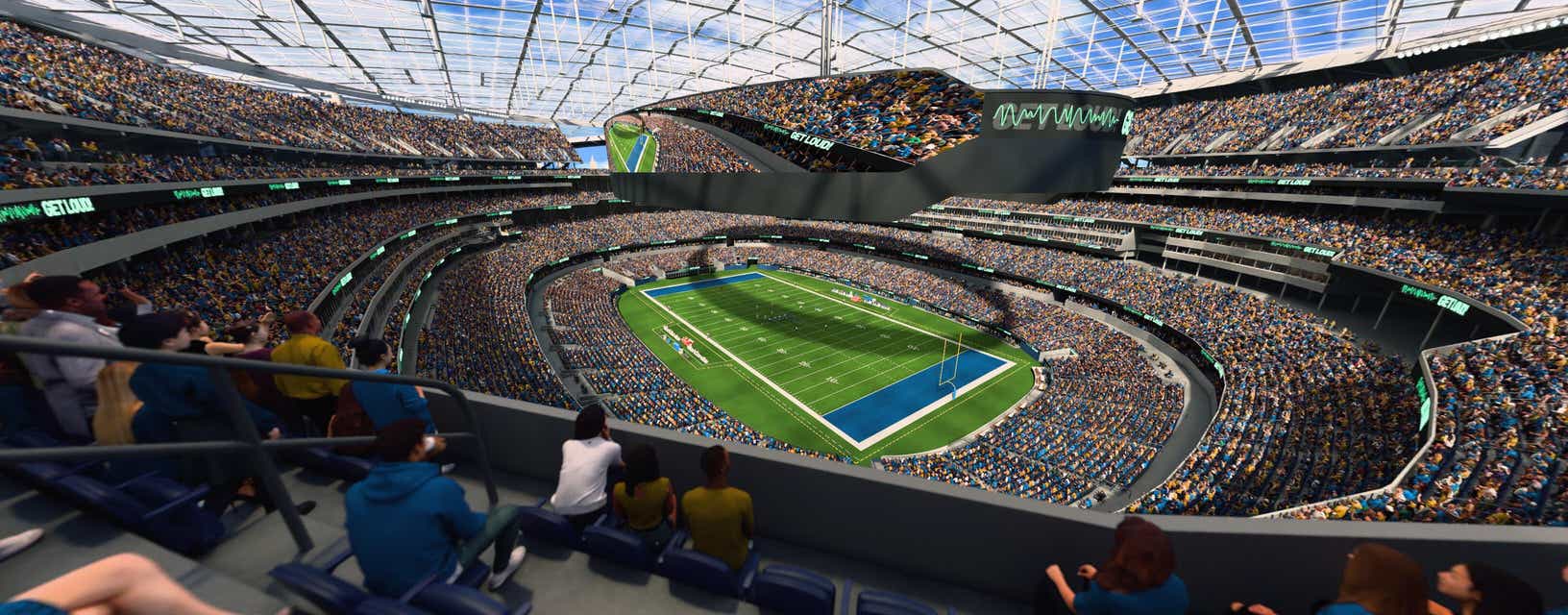 Seat view from 400 Level