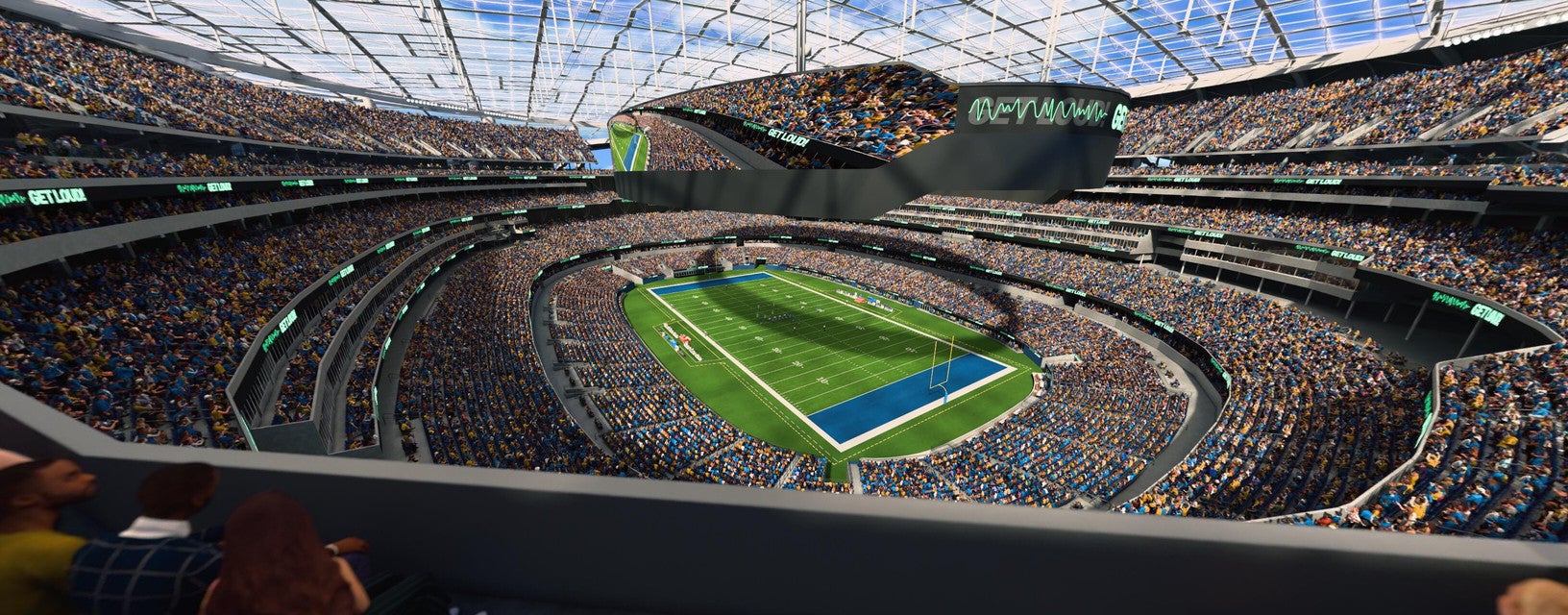 Seat view from 400 Level