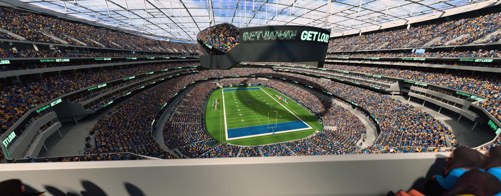 Seat view from 400 Level