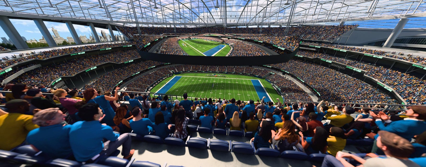 Seat view from 500 Level