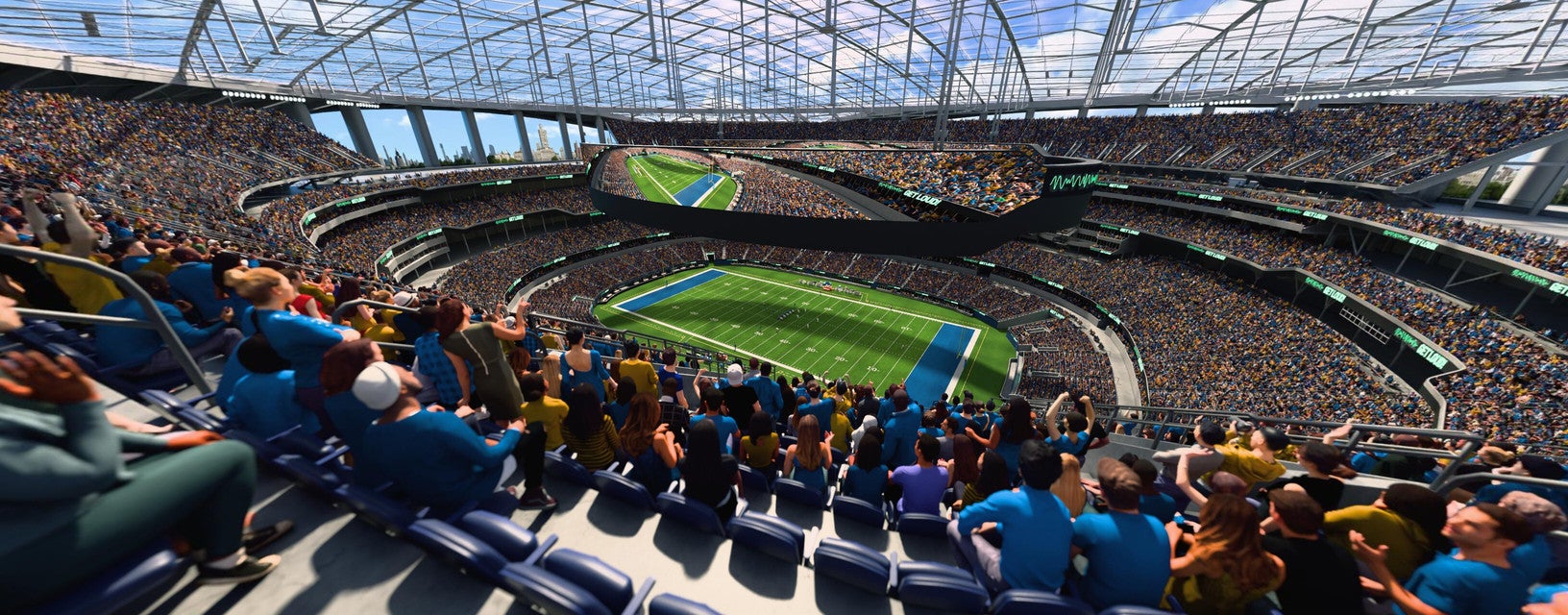 Seat view from 500 Level