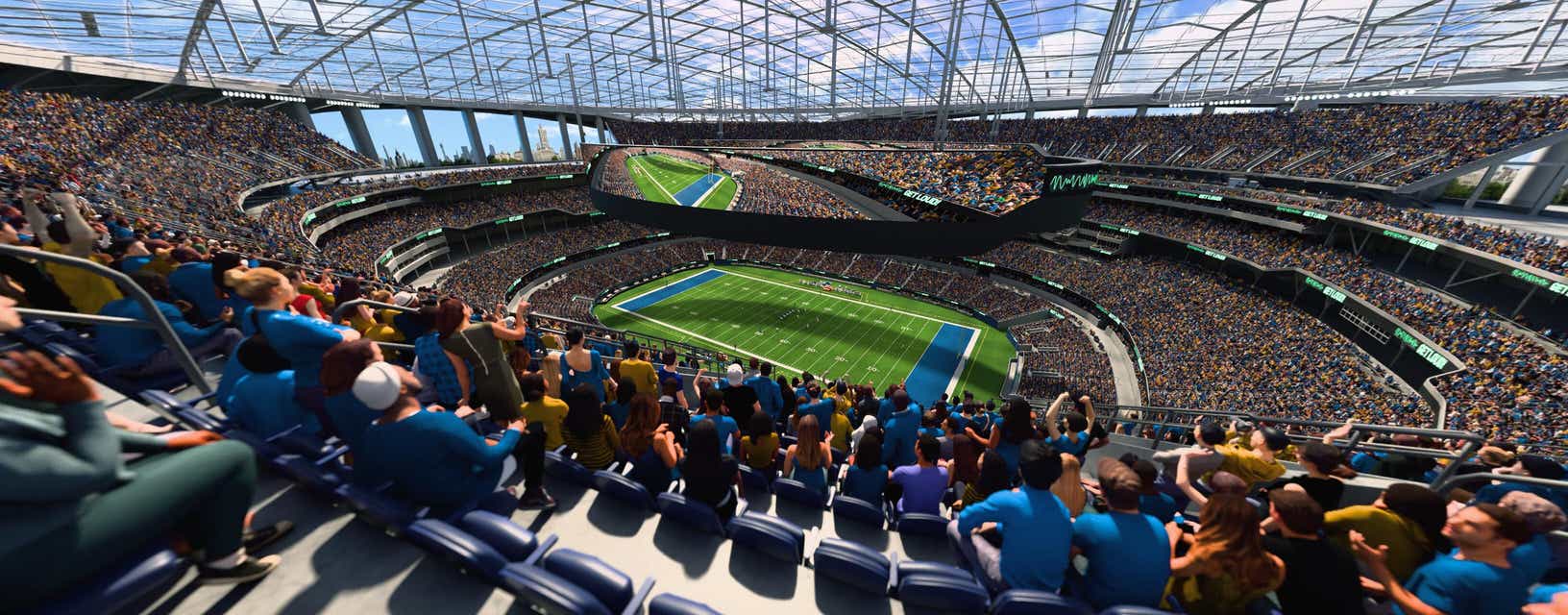 Seat view from 500 Level