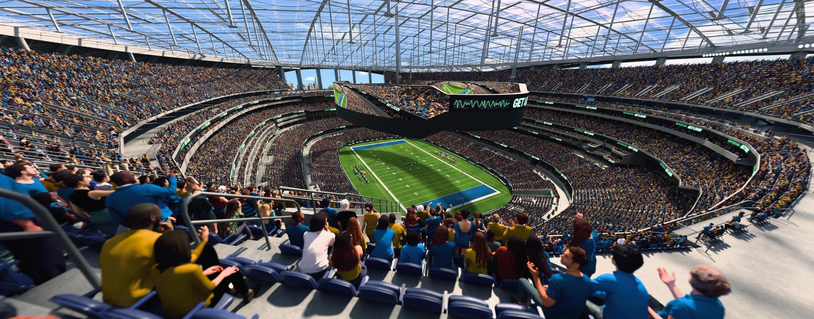 Seat view from 500 Level
