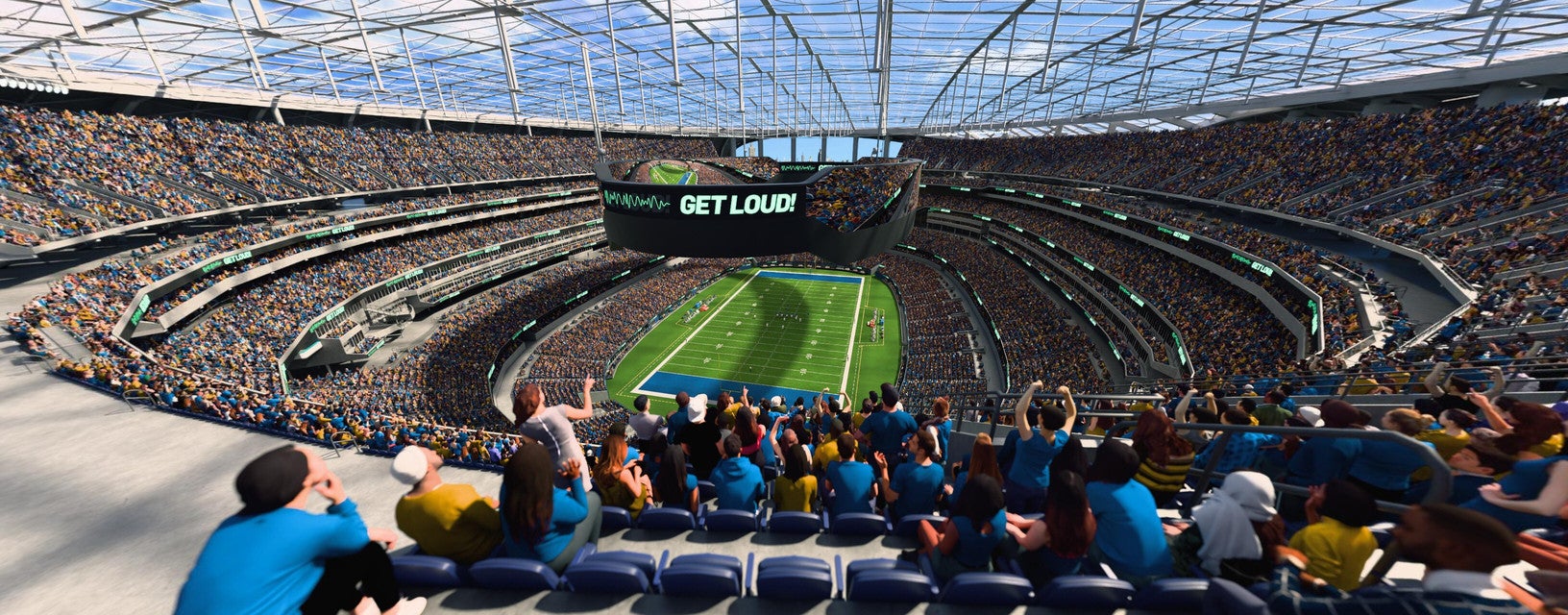 Seat view from 500 Level
