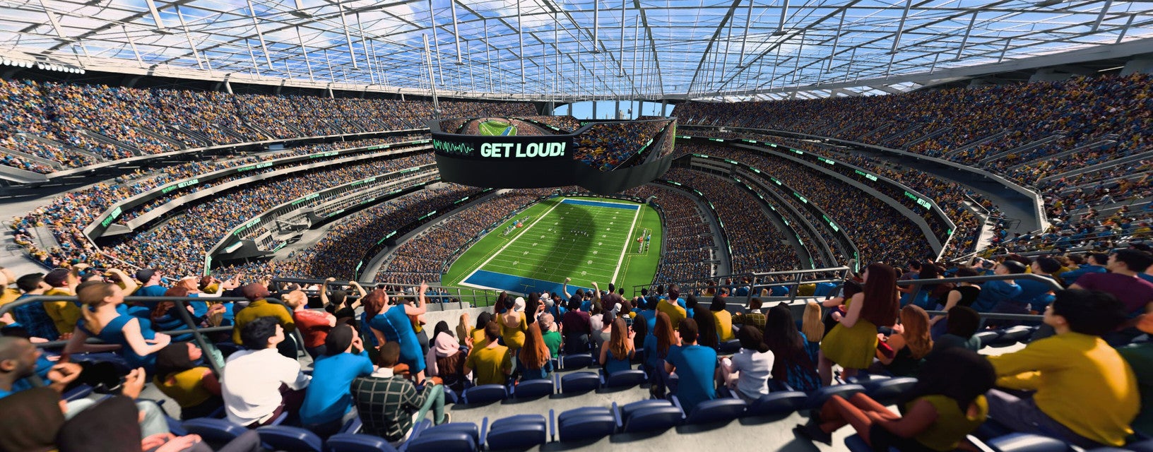 Seat view from 500 Level