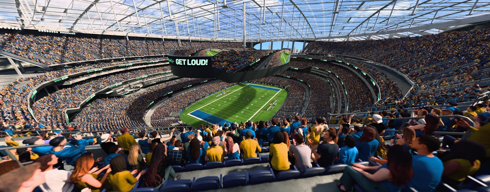Seat view from 500 Level