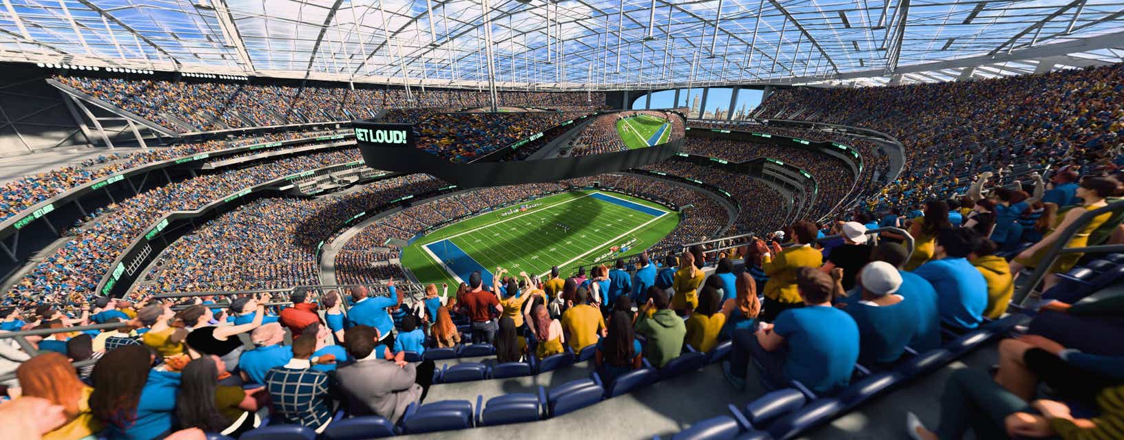 Seat view from 500 Level