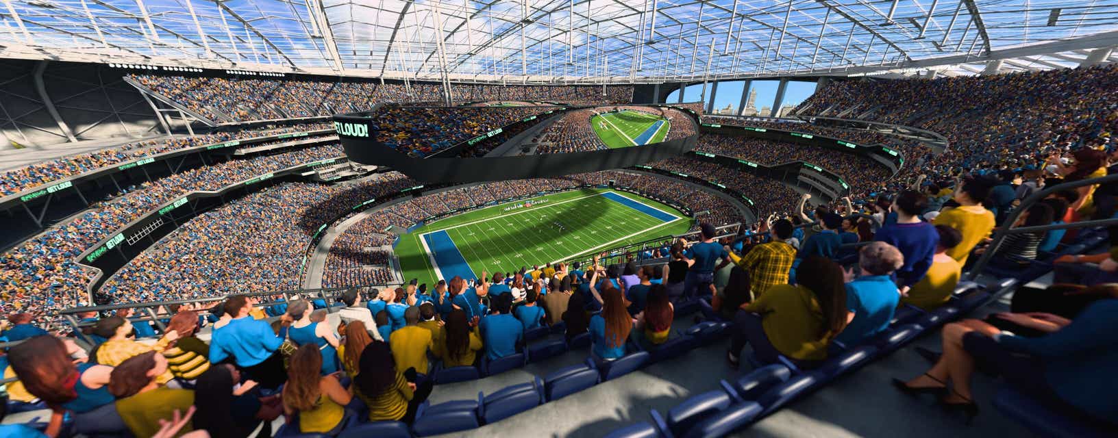 Seat view from 500 Level