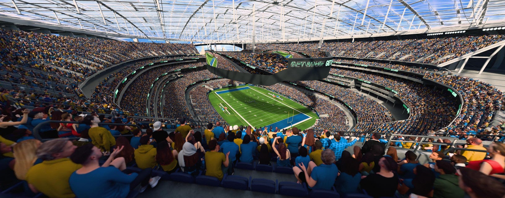 Seat view from 500 Level