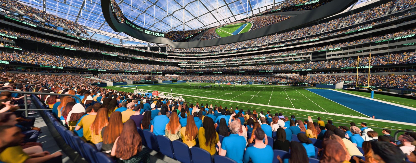 Seat view from Club