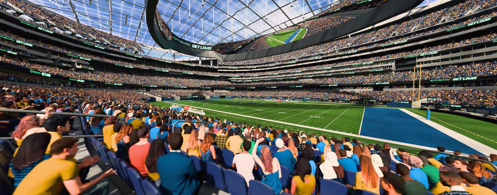 Seat view from Club