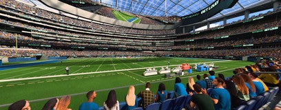 Seat view from 100 Level