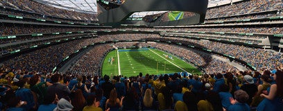 Seat view from 300 Level