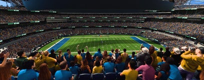 Seat view from 300 Level