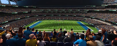 Seat view from 300 Level