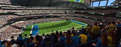 Seat view from 300 Level