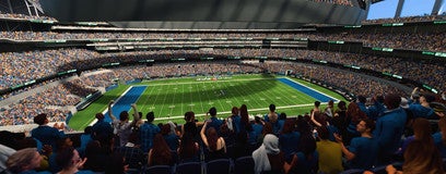 Seat view from 300 Level