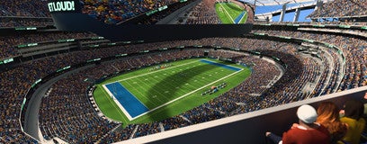 Seat view from 400 Level