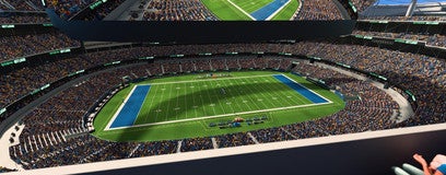 Seat view from 400 Level