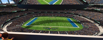 Seat view from 400 Level