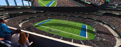 Seat view from 400 Level