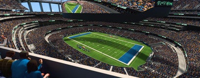 Seat view from 400 Level