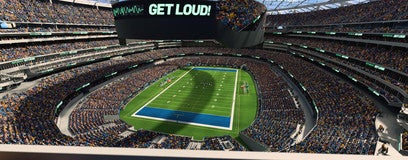 Seat view from 400 Level