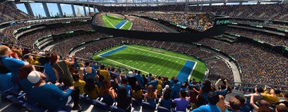 Seat view from 500 Level