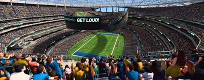 Seat view from 500 Level