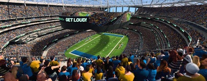 Seat view from 500 Level