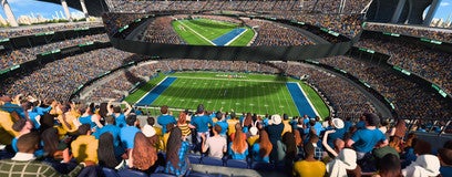 Seat view from 500 Level