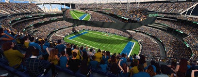 Seat view from 500 Level