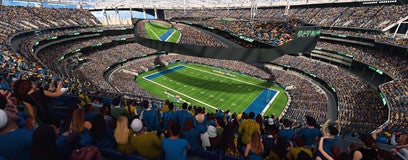 Seat view from 500 Level