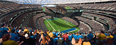 Seat view from 500 Level