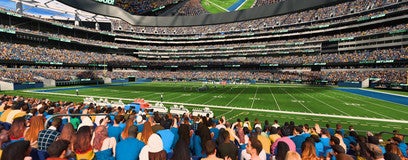 Seat view from 100 Level