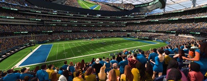 Seat view from 200 Level