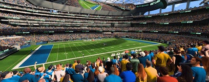 Seat view from 200 Level