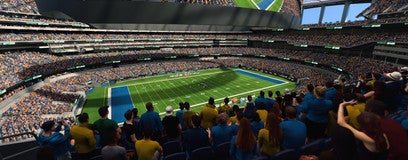 Seat view from 300 Level