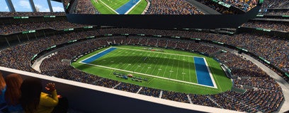 Seat view from 400 Level