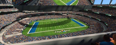 Seat view from 400 Level