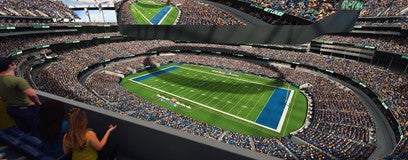 Seat view from 400 Level
