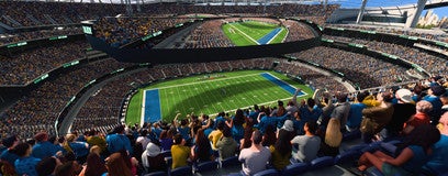 Seat view from 500 Level