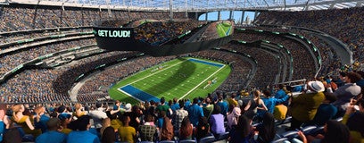 Seat view from 500 Level