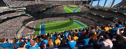 Seat view from 500 Level