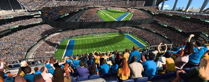 Seat view from 500 Level