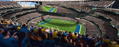 Seat view from 500 Level