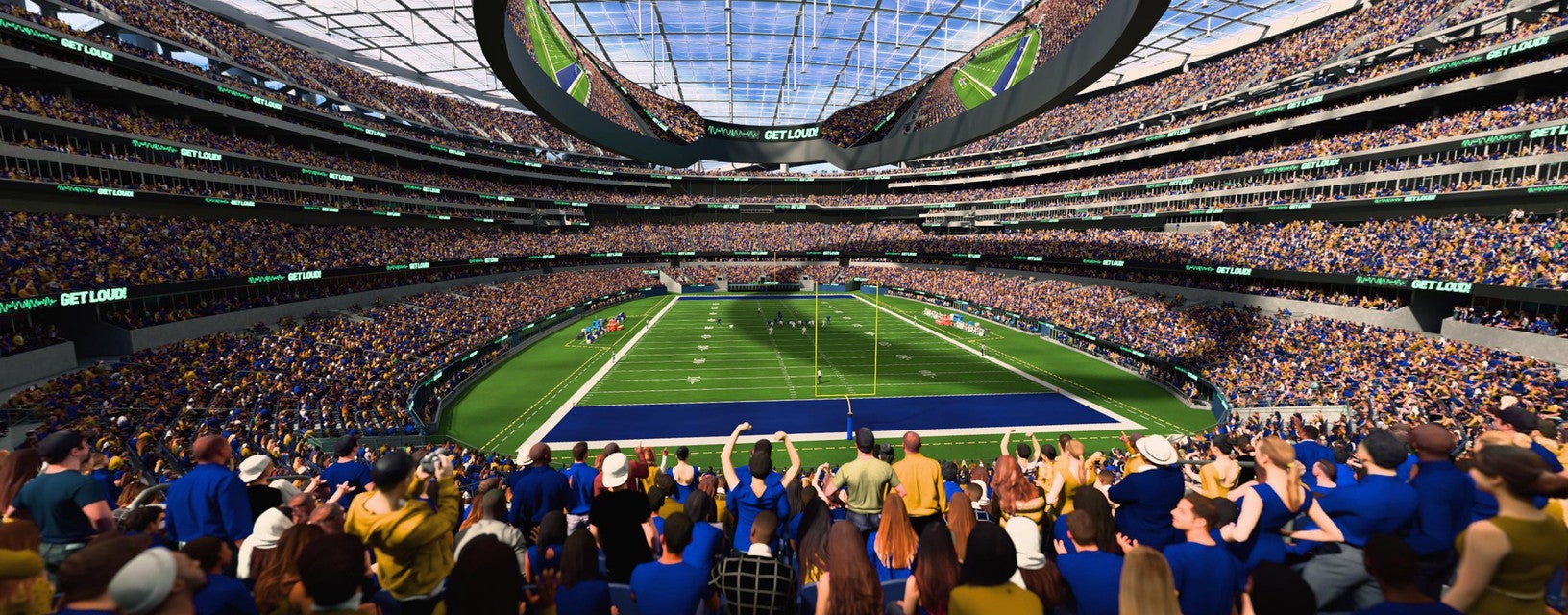 Seat view from 200 Level