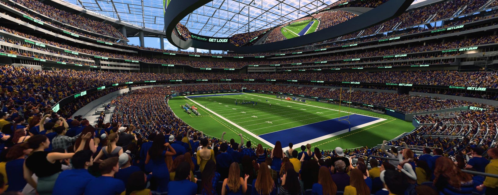Seat view from 200 Level