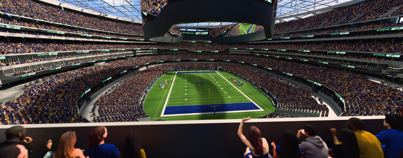 Seat view from 300 Level