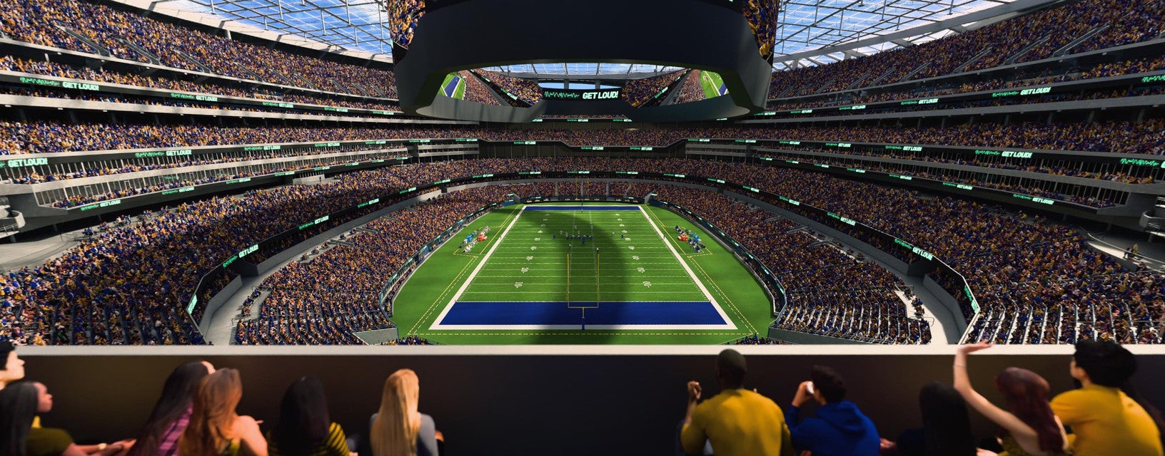 Seat view from 300 Level
